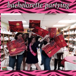 canvas bachelorette party