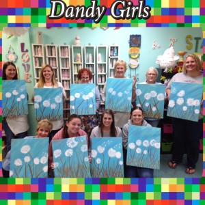 canvas dandelion group