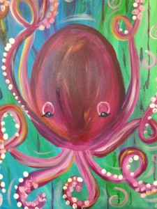 canvas octopus